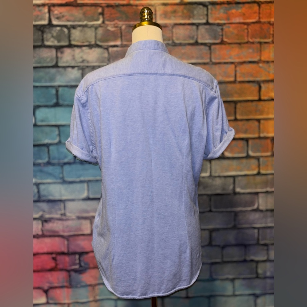 Zara Men's Light Blue Casual Shirt - Picture 3 of 6
